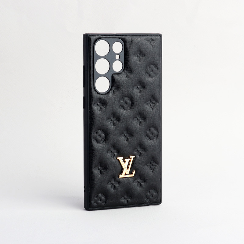 قاب پافر چرمی LV محافظ لنزدار Samsung Galaxy S22 Ultra