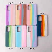 قاب سیلیکونی رنگین کمانی طرح بافت Samsung Galaxy A52 / A52s