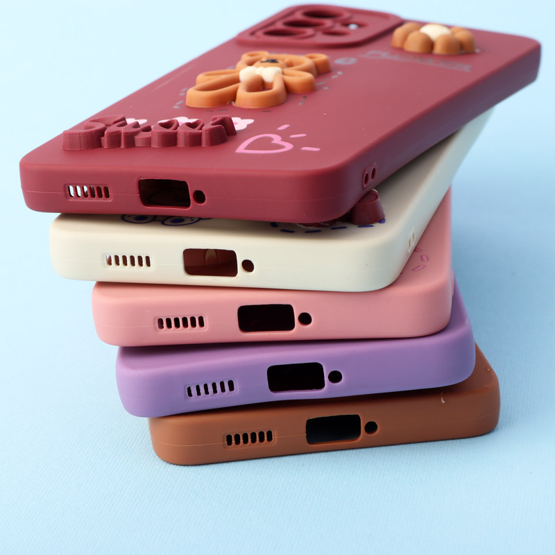 قاب عروسکی برجسته محافظ لنزدار Samsung Galaxy A53 5G