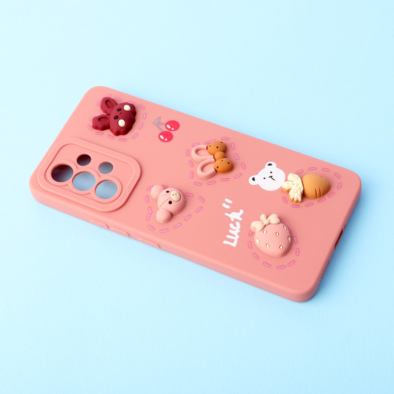 قاب عروسکی برجسته محافظ لنزدار Samsung Galaxy A53 5G