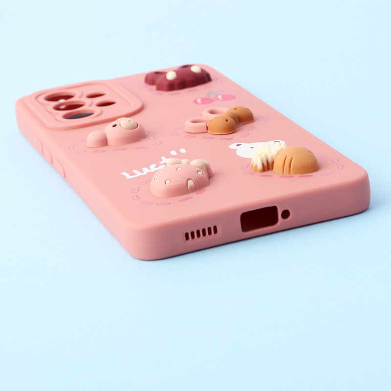 قاب عروسکی برجسته محافظ لنزدار Samsung Galaxy A53 5G