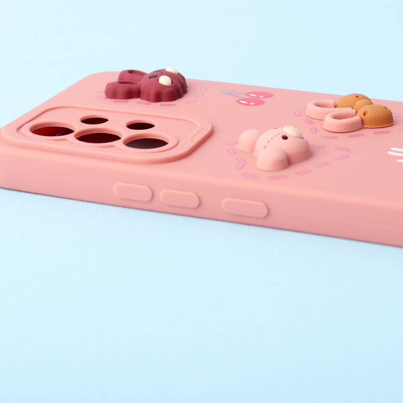 قاب عروسکی برجسته محافظ لنزدار Samsung Galaxy A53 5G