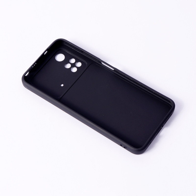 قاب محافظ لنزدار سیلیکونی Highcopy شیائومی Xiaomi Poco M4 Pro 4G سری A مشکی