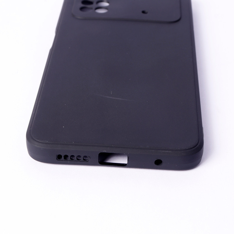 قاب محافظ لنزدار سیلیکونی Highcopy شیائومی Xiaomi Poco M4 Pro 4G سری A مشکی