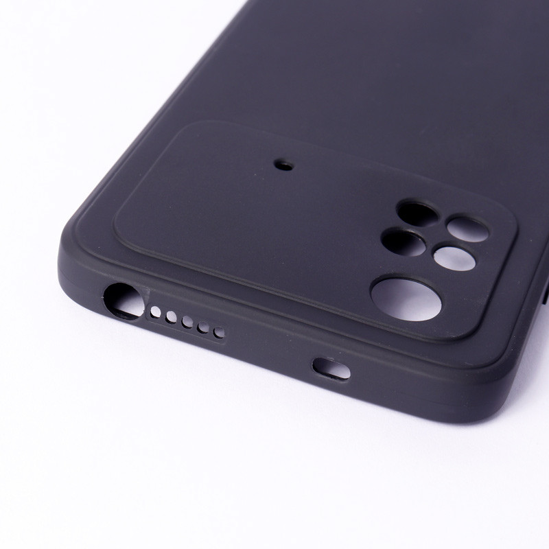 قاب محافظ لنزدار سیلیکونی Highcopy شیائومی Xiaomi Poco M4 Pro 4G سری A مشکی