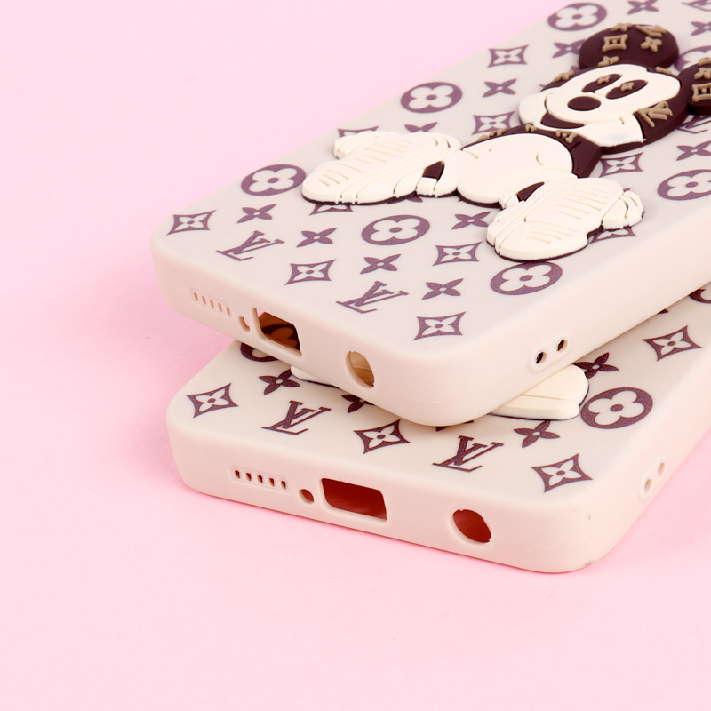 قاب میکی موس برجسته LV محافظ لنزدار Xiaomi Poco X3