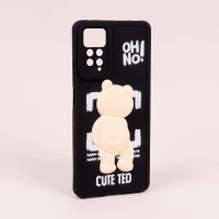 قاب سیلیکونی خرس TED محافظ لنزدار Xiaomi Redmi Note 11 Pro