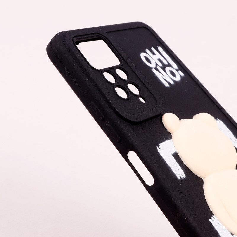 قاب سیلیکونی خرس TED محافظ لنزدار Xiaomi Redmi Note 11 Pro