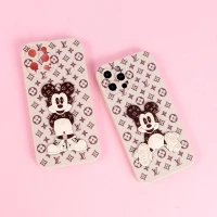 قاب میکی موس برجسته LV محافظ لنزدار iPhone 12 Pro Max