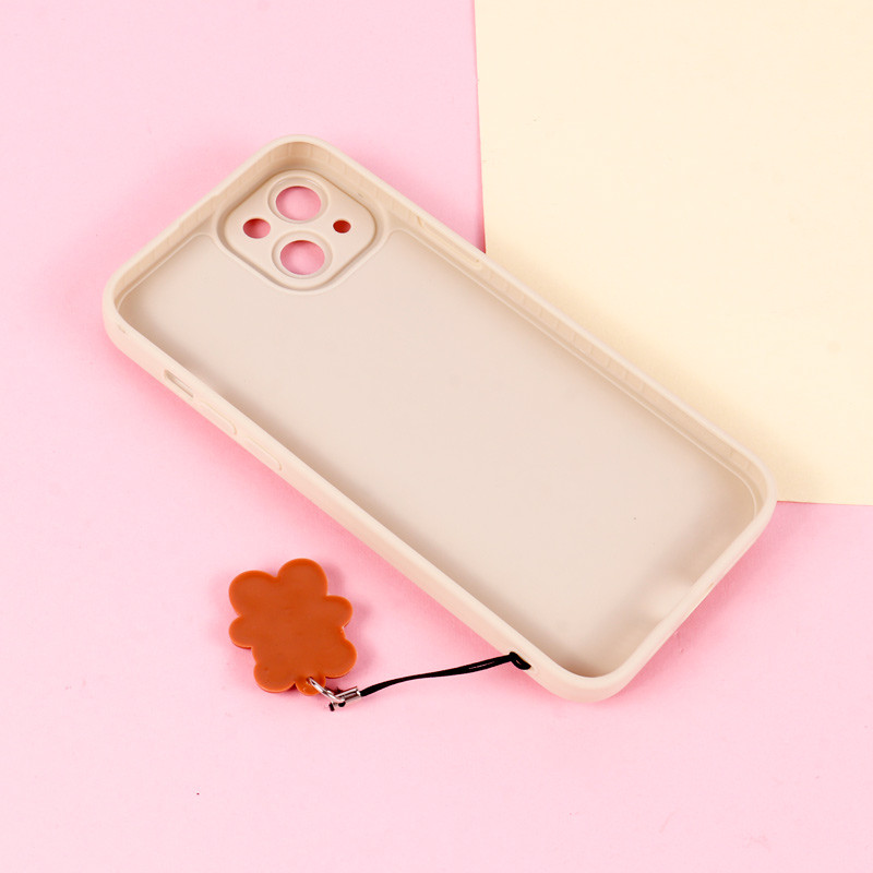 قاب عروسکی خرس برجسته محافظ لنزدار + آویز خرسی iPhone 14 Plus