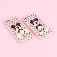 قاب میکی موس برجسته LV محافظ لنزدار iPhone 6 / 6s