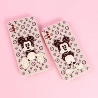 قاب میکی موس برجسته LV محافظ لنزدار iPhone X