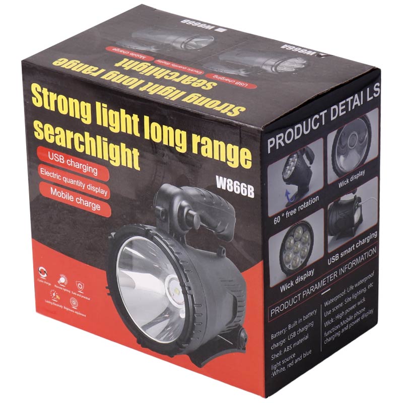 چراغ قوه شارژی Strong Light W866A