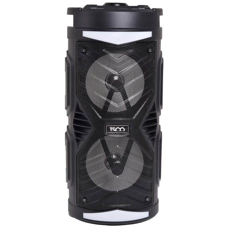 اسپیکر چمدانی بلوتوثی رم و فلش خور TSCO TS 23355 + میکروفون و ریموت کنترل