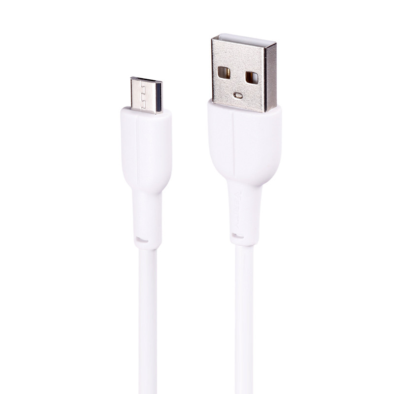 کابل میکرو یو اس بی فست شارژ Verity CB3140W-A 1m