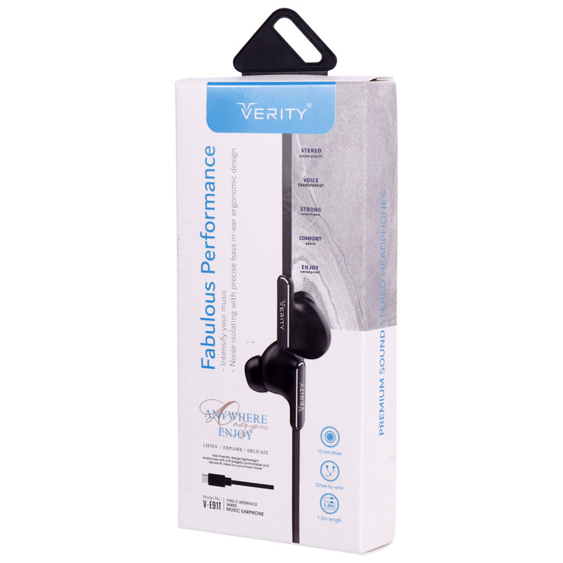 هندزفری Verity V-E91T Type-C