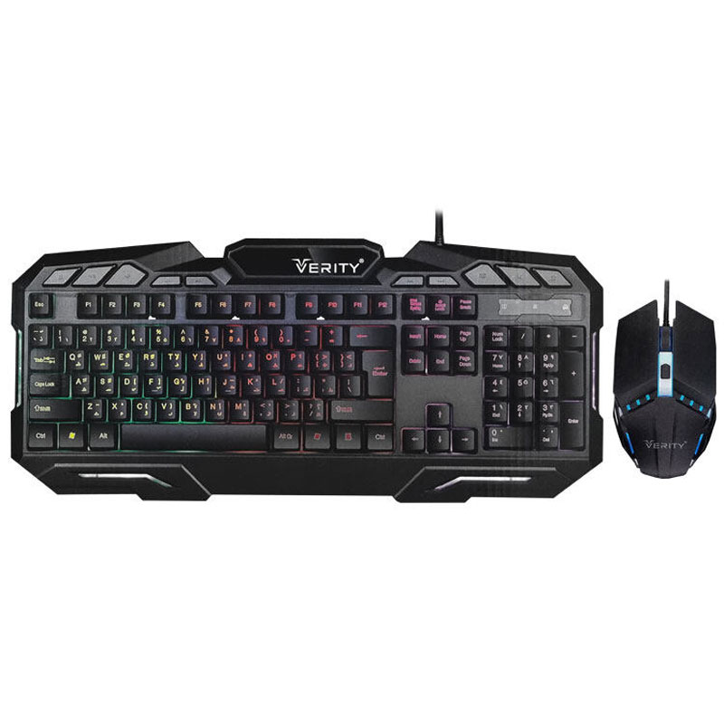 کیبورد و موس گیمینگ وریتی V-KB6126GCW
