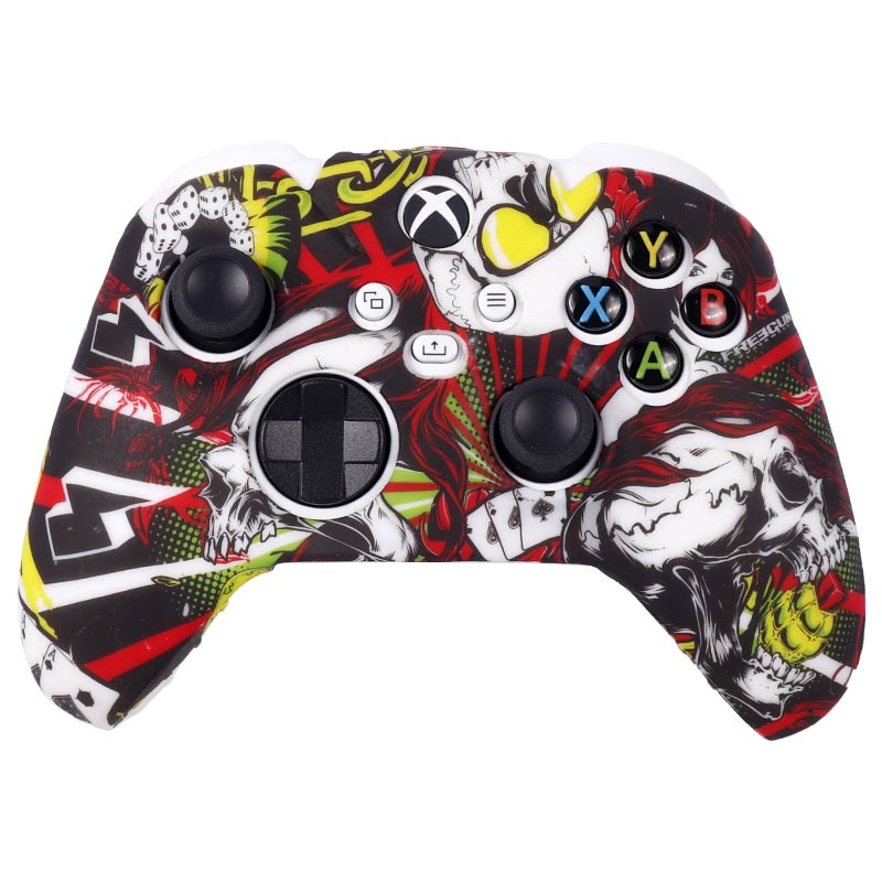 روکش دسته بازی Xbox X/S طرح اسکلت و منچ