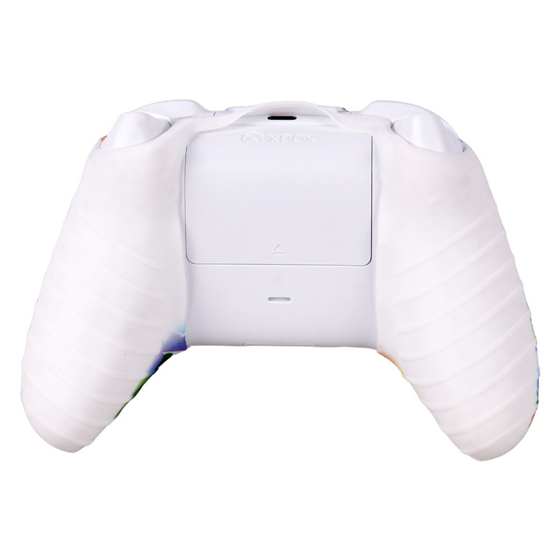 روکش دسته بازی Xbox X/S طرح گل رنگی زمینه سفید