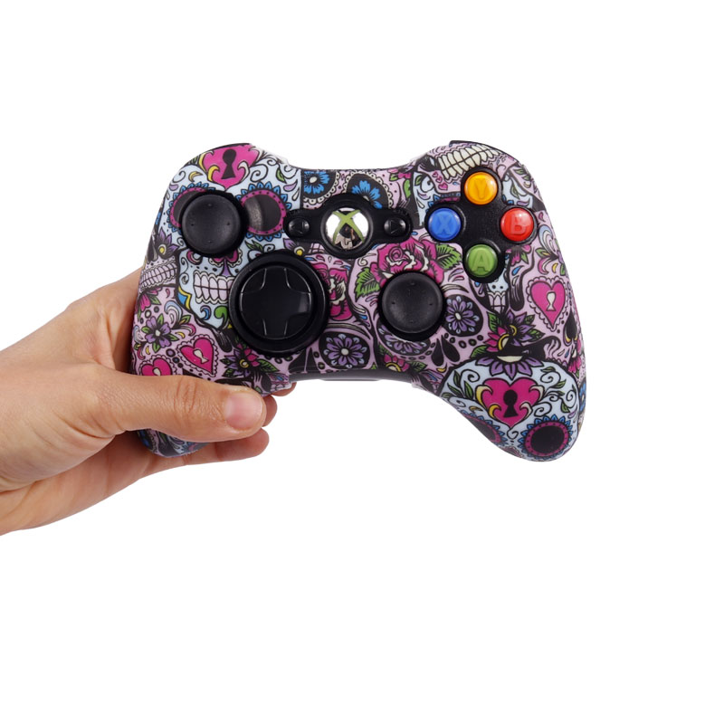 روکش دسته بازی Xbox 360 طرح اسکلت و گل