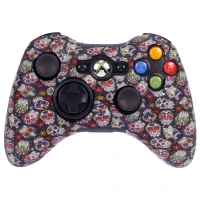 روکش دسته بازی Xbox 360 طرح اسکلت و گل ریز