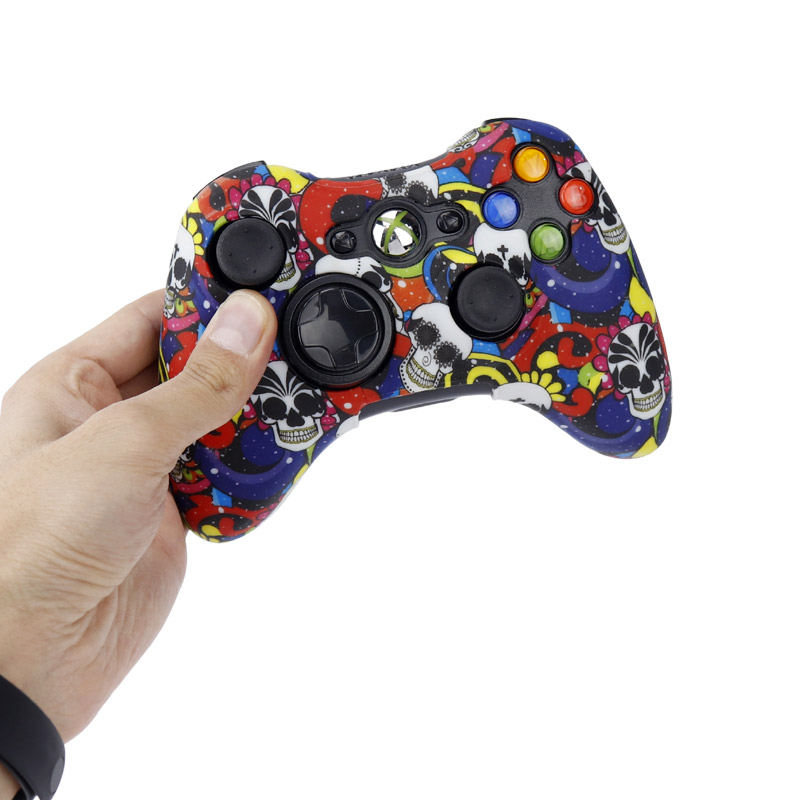 روکش دسته بازی Xbox 360 طرح اسکلت چشم گل