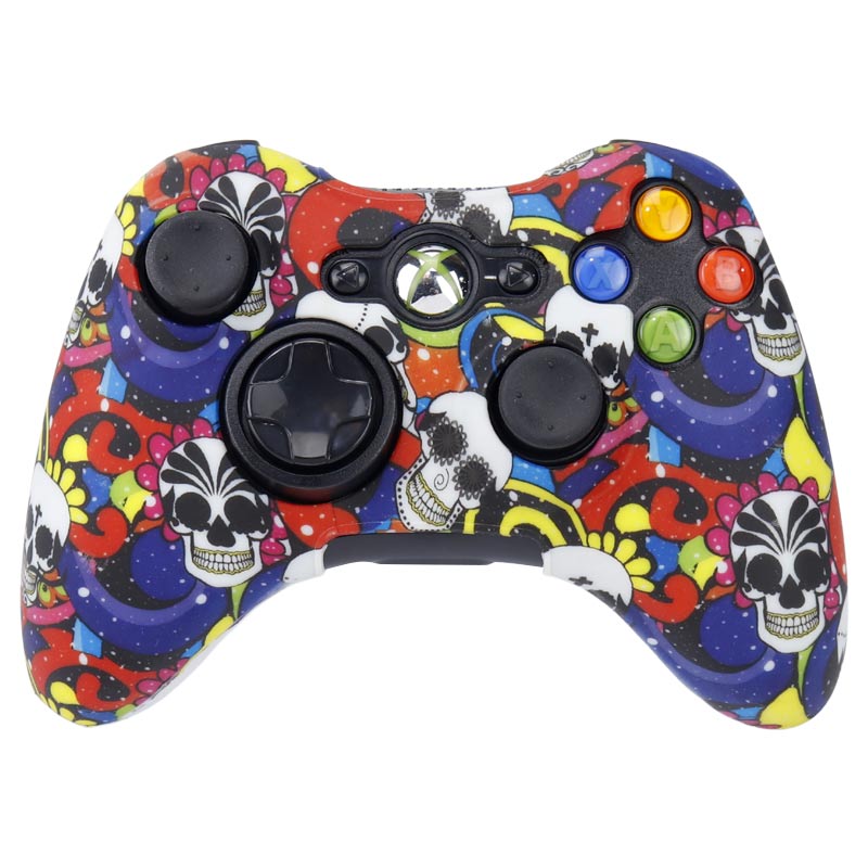 روکش دسته بازی Xbox 360 طرح اسکلت چشم گل
