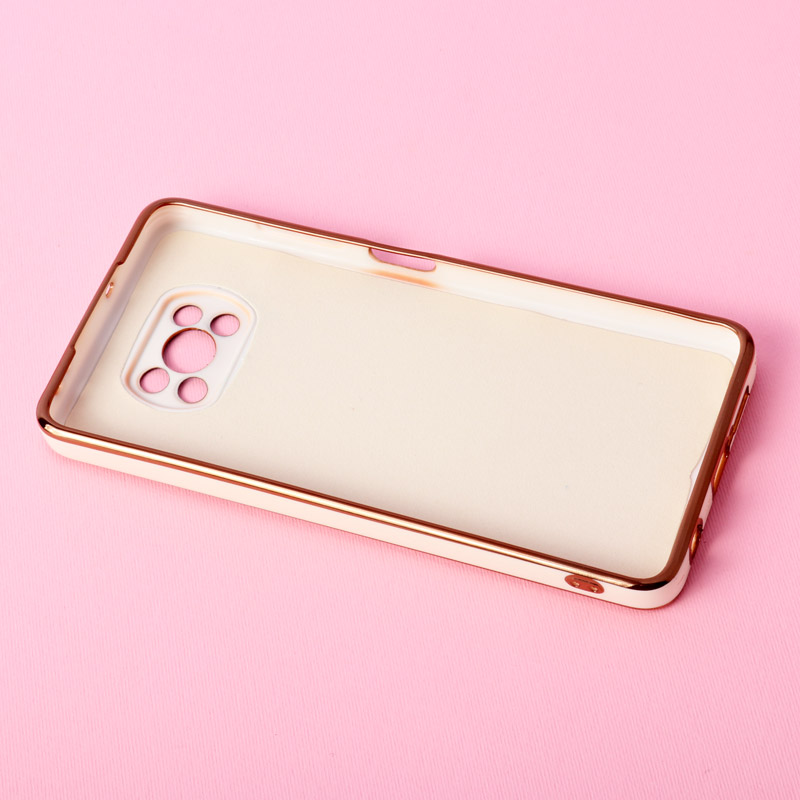 قاب دو رنگ سفید مشکی My Case محافظ لنزدار Xiaomi Poco X3