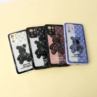 قاب پشت گلسی Robot Bear محافظ لنزدار Xiaomi Poco X3 GT