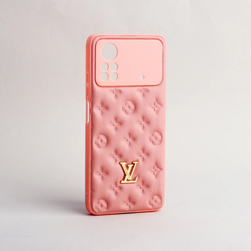 قاب پافر چرمی LV محافظ لنزدار Xiaomi Poco X4 Pro 5G