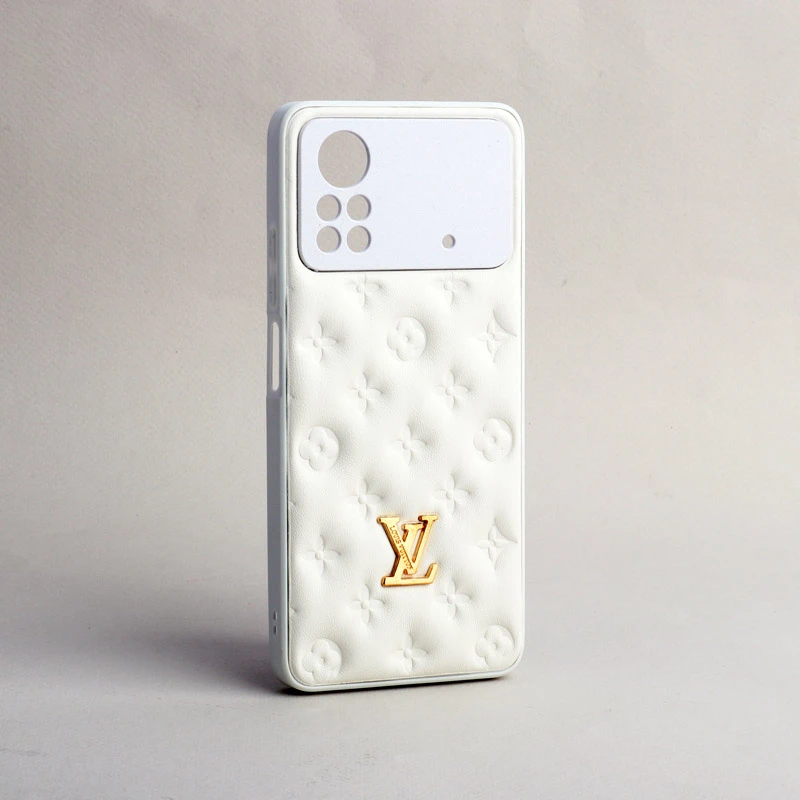 قاب پافر چرمی LV محافظ لنزدار Xiaomi Poco X4 Pro 5G