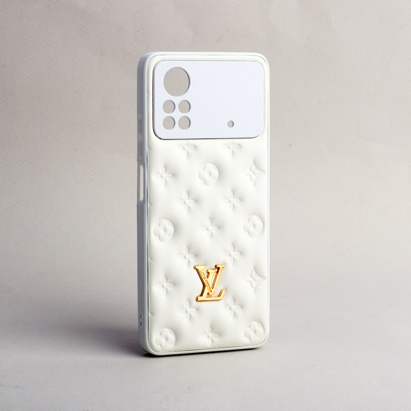 قاب پافر چرمی LV محافظ لنزدار Xiaomi Poco X4 Pro 5G