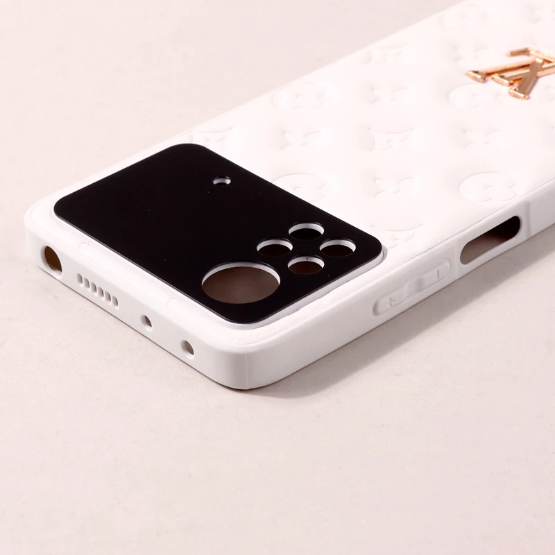 قاب پافر چرمی LV محافظ لنزدار Xiaomi Poco X4 Pro 5G