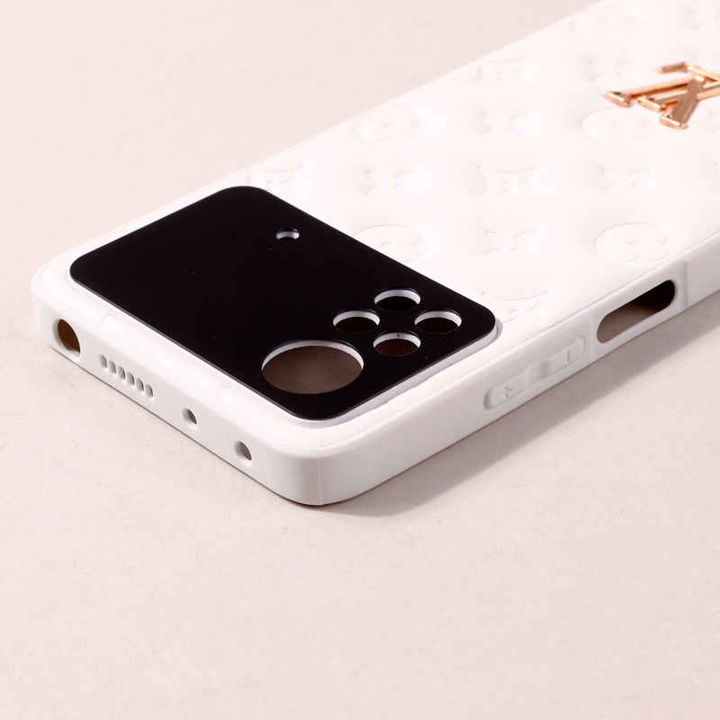 قاب پافر چرمی LV محافظ لنزدار Xiaomi Poco X4 Pro 5G