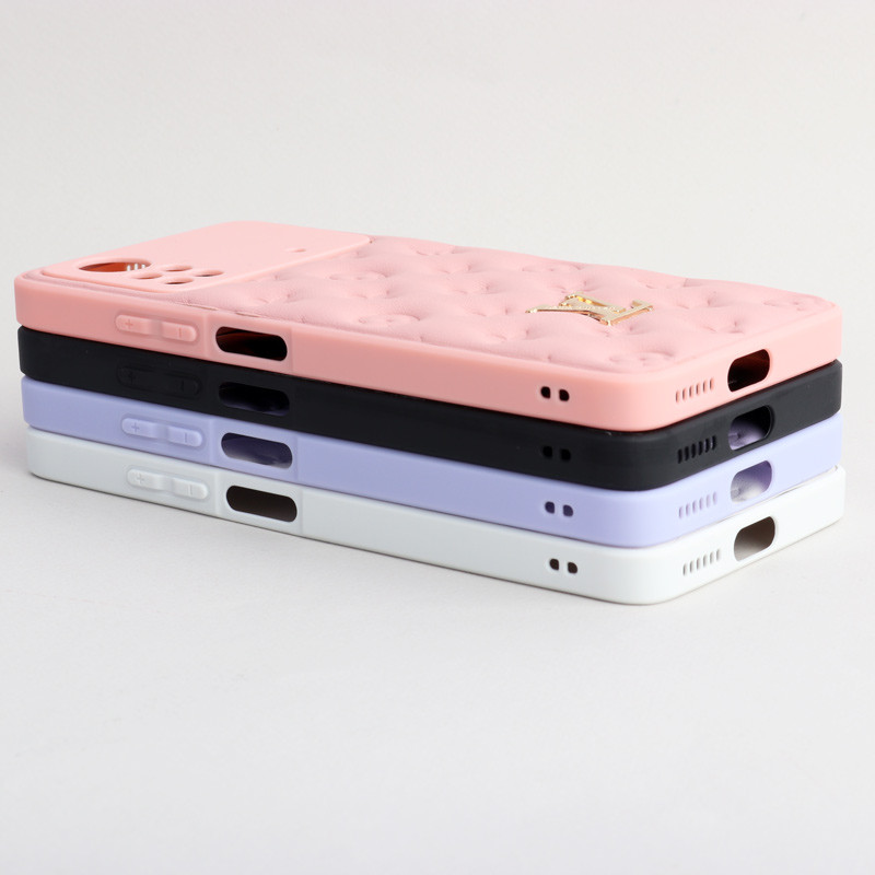 قاب پافر چرمی LV محافظ لنزدار Xiaomi Poco X4 Pro 5G
