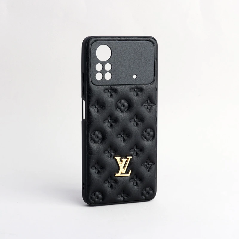 قاب پافر چرمی LV محافظ لنزدار Xiaomi Poco X4 Pro 5G