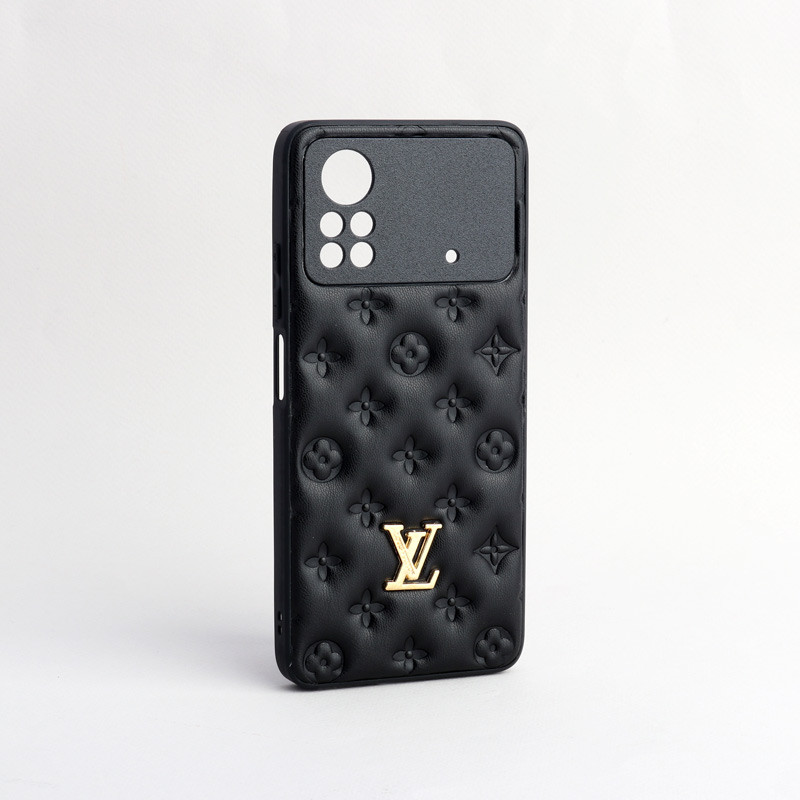 قاب پافر چرمی LV محافظ لنزدار Xiaomi Poco X4 Pro 5G