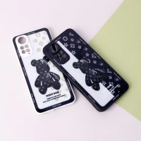 قاب پشت گلسی Robot Bear محافظ لنزدار Xiaomi Redmi Note 11 / 11s