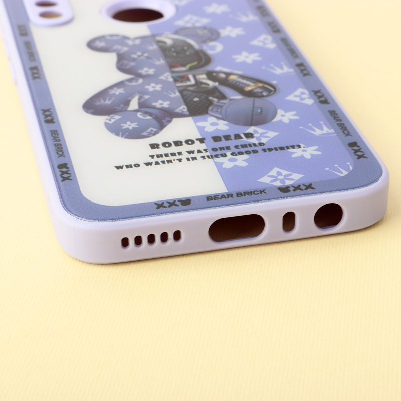 قاب پشت گلسی Robot Bear محافظ لنزدار Xiaomi Redmi Note 8