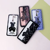 قاب پشت گلسی Robot Bear محافظ لنزدار Xiaomi Redmi Note 8 Pro