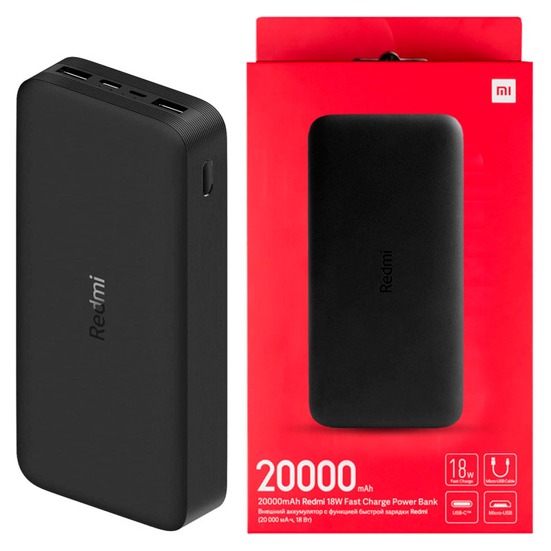پاور بانک ۲۰۰۰۰ شیائومی Xiaomi Redmi PB200LZM High Copy 18W گلوبال