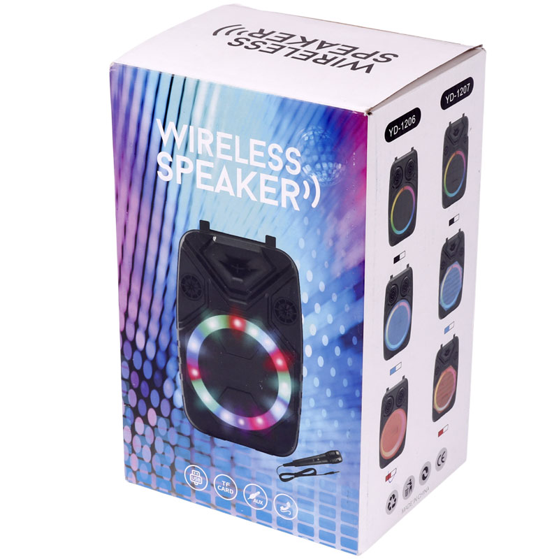 اسپیکر بلوتوثی رم و فلش خور YD-1206 + میکروفون