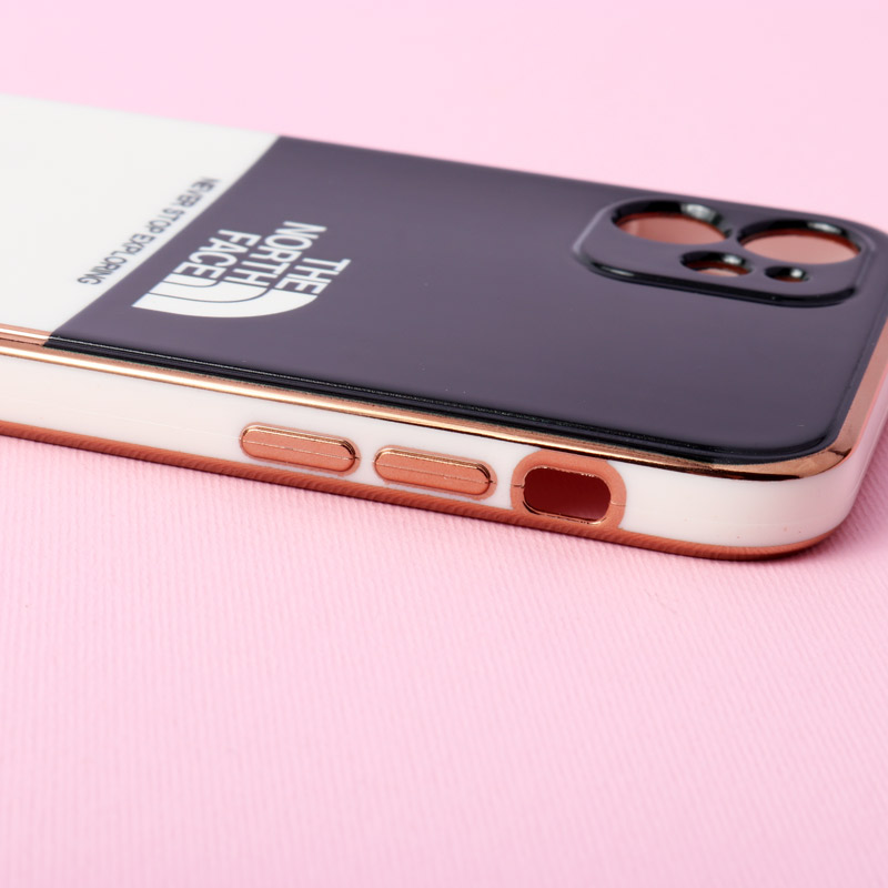 قاب دو رنگ سفید مشکی My Case محافظ لنزدار iPhone 11