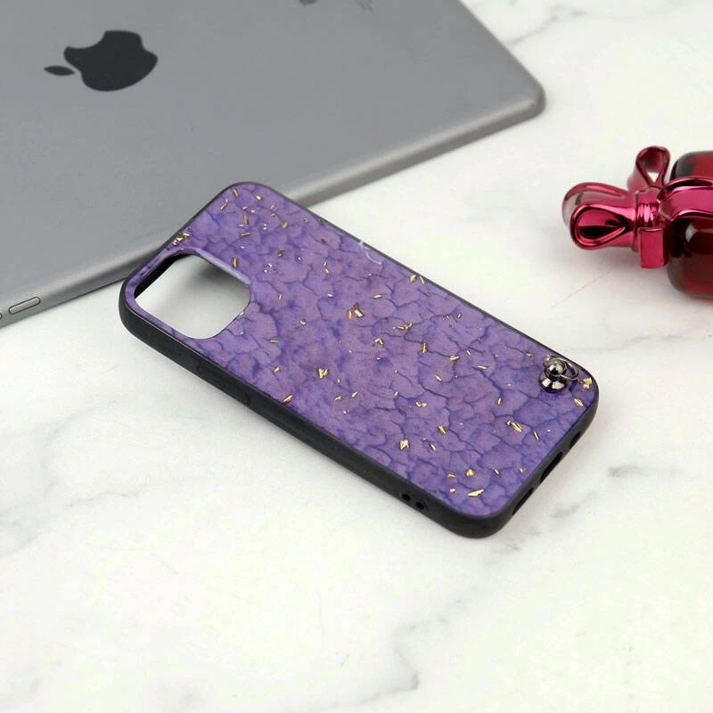 قاب ماربل طلایی iPhone 12