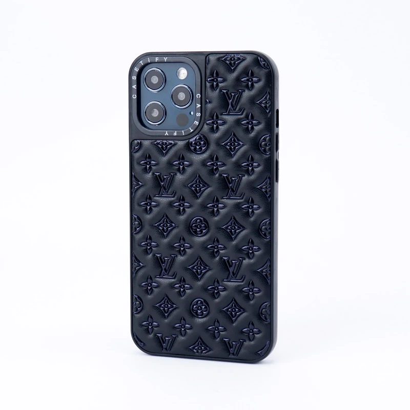 قاب چرمی Louis Vuitton Original آیفون iPhone 12 Pro Max مشکی