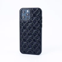 قاب چرمی Louis Vuitton Original آیفون iPhone 12 Pro Max مشکی