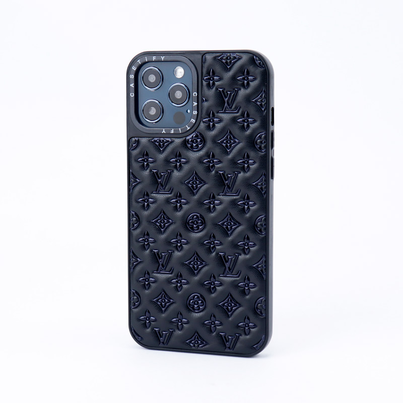 قاب چرمی Louis Vuitton Original آیفون iPhone 12 Pro Max مشکی