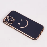 قاب براق My Case Smile محافظ لنزدار iPhone 12 Pro Max مشکی
