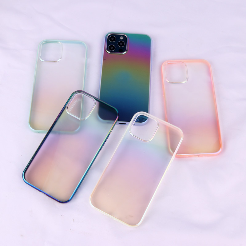 قاب ضد ضربه شفاف دور هولوگرامی iPhone 12 Pro Max