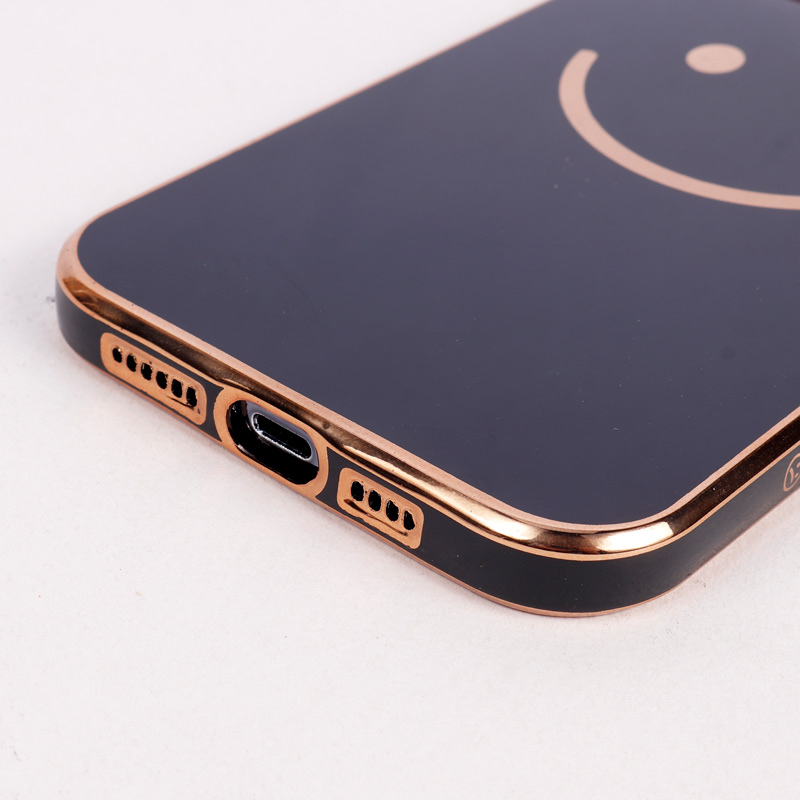 قاب براق My Case Smile محافظ لنزدار iPhone 12 Pro Max مشکی